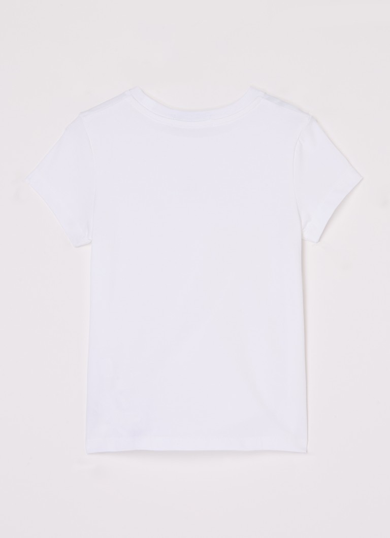 Tricou Calvin Klein cu logo brodat