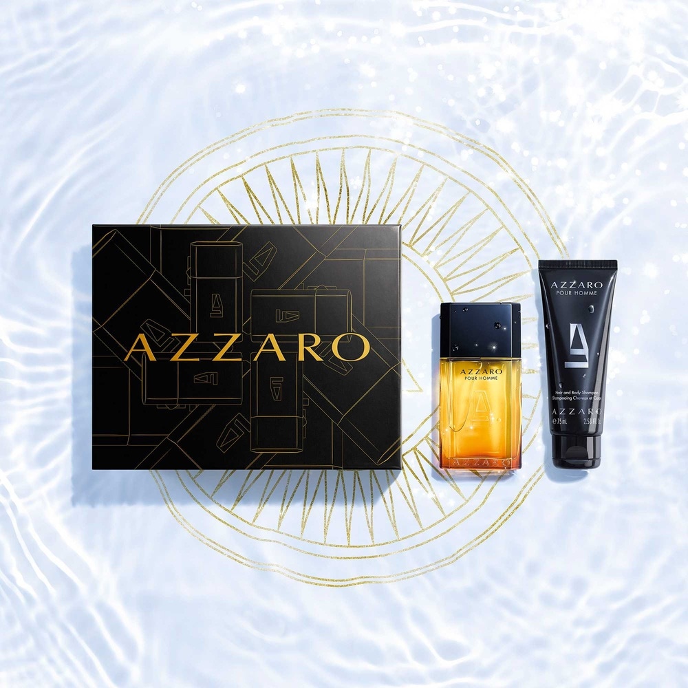 Azzaro Azzaro Pour Homme Coffret Eau de Toilette + Shampooing Cheveux et Corps