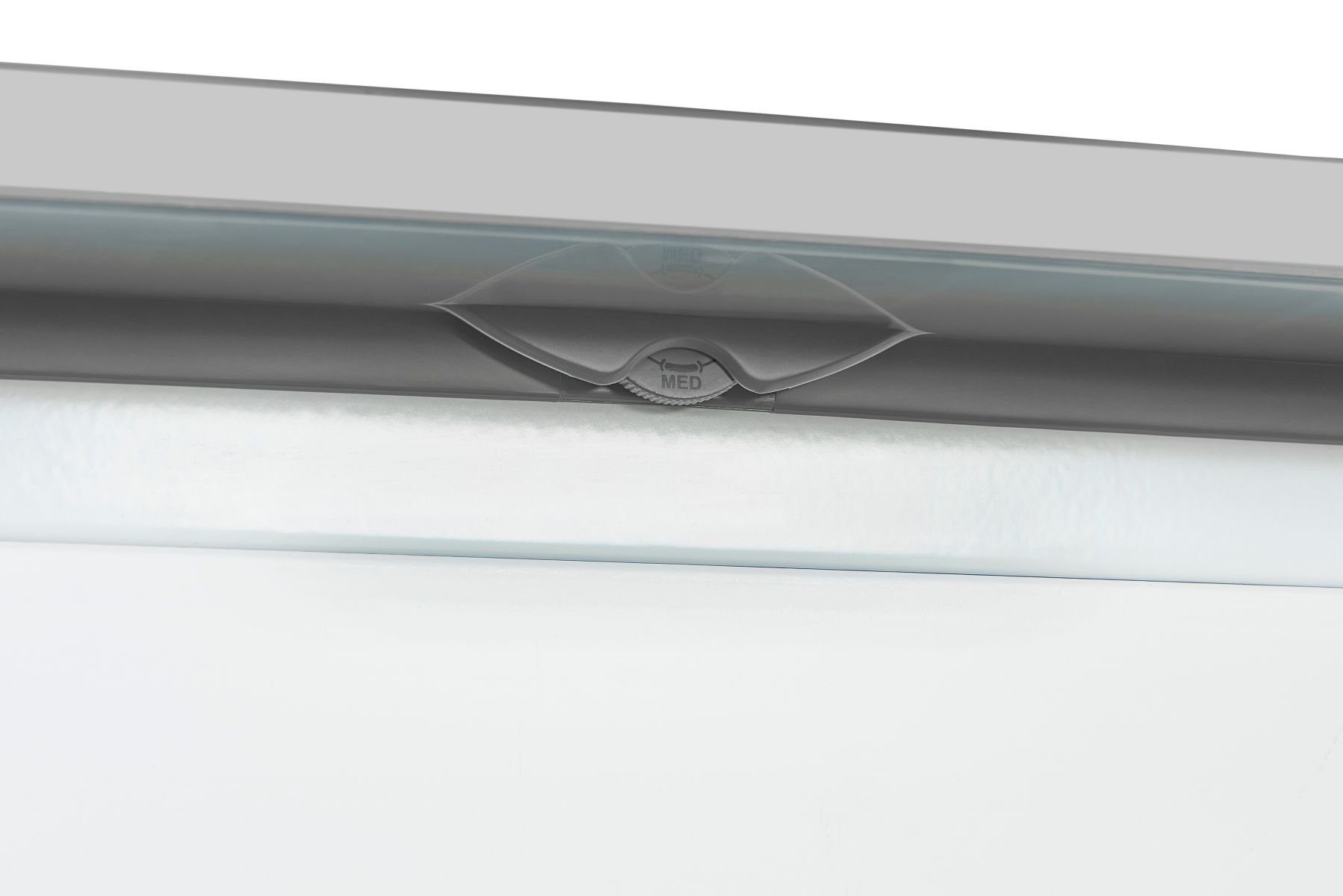 exquisit Gefrierschrank GS1081-040C inoxlook, 85,5 cm hoch, 54,5 cm breit