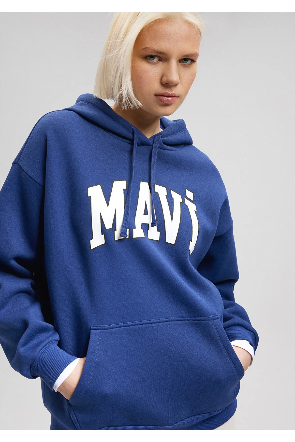 Mavi  Sweatshirt mit Logo-Print, Übergröße/Weitschnitt 1600361-70722