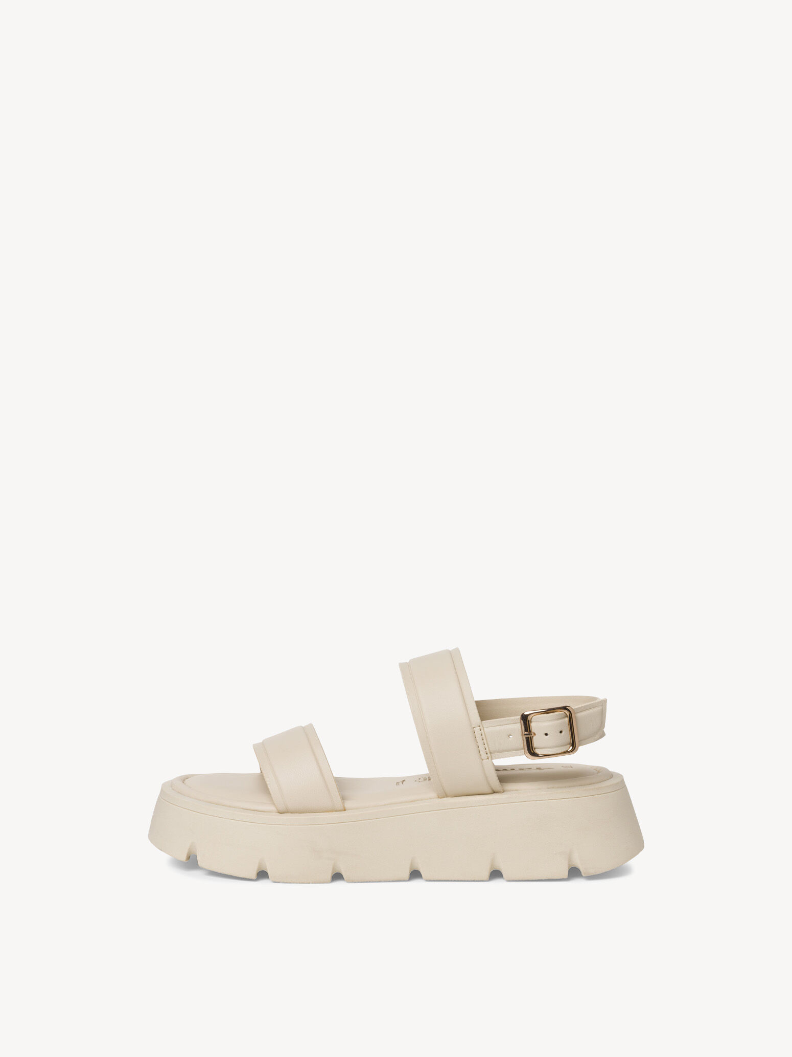 Sandale en cuir - beige