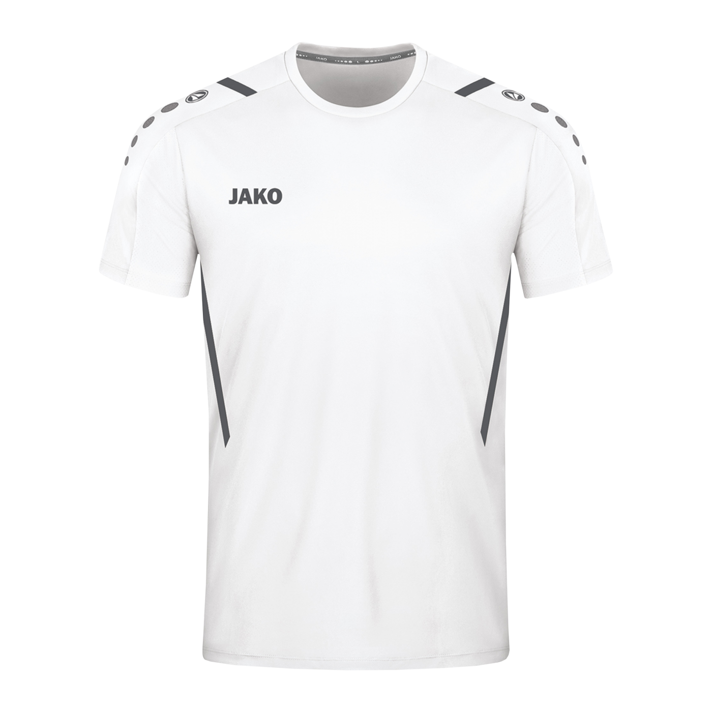 JAKO Challenge Trikot Weiss Grau F02