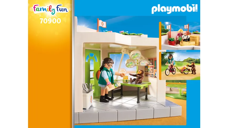 PLAYMOBIL 70900 - Family Fun - Tierarztpraxis im Zoo