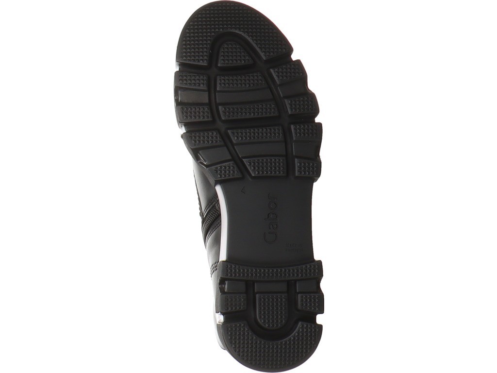 GABOR Schnür-Stiefeletten schwarz