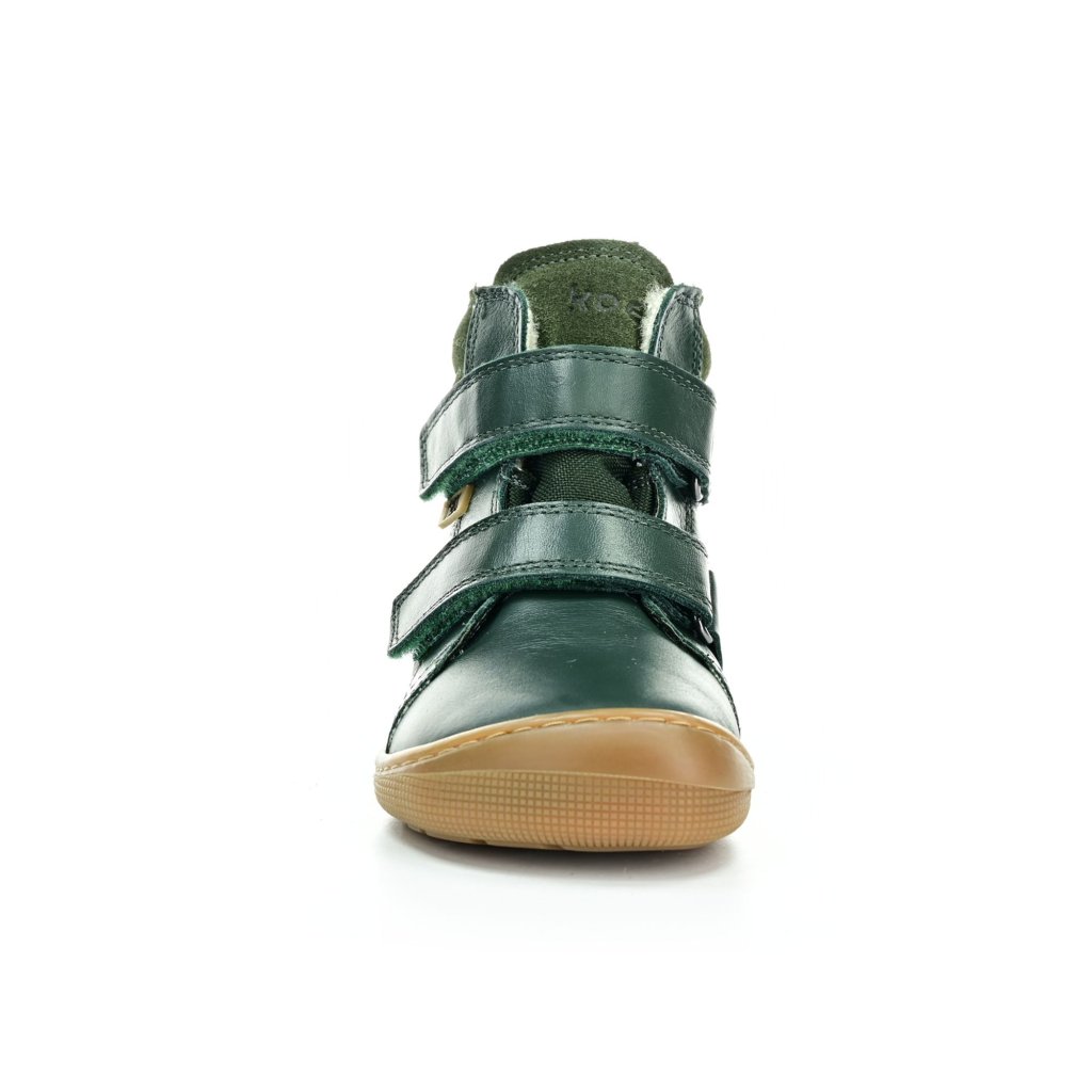Koel4kids Demil Napa WP Wool Green Winterbarfußschuhe