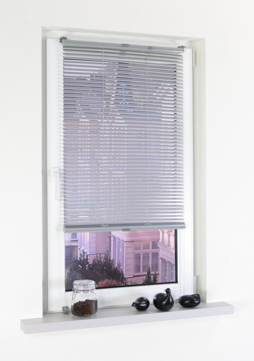 Bella Casa Klemmfix Jalousie verspannt aus Aluminium, 50 x 130 cm (Breite x Höhe), silber