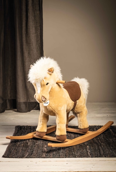 Schaukelpferd Franzi, 70 cm, beige