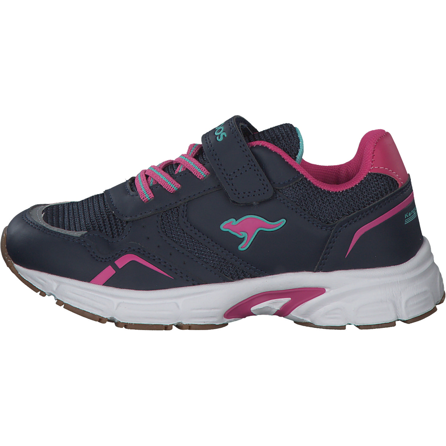 KangaROOS K-Ni Lucky EV 18918, Sneakers Low, Kinder, dk navy/daisy pink