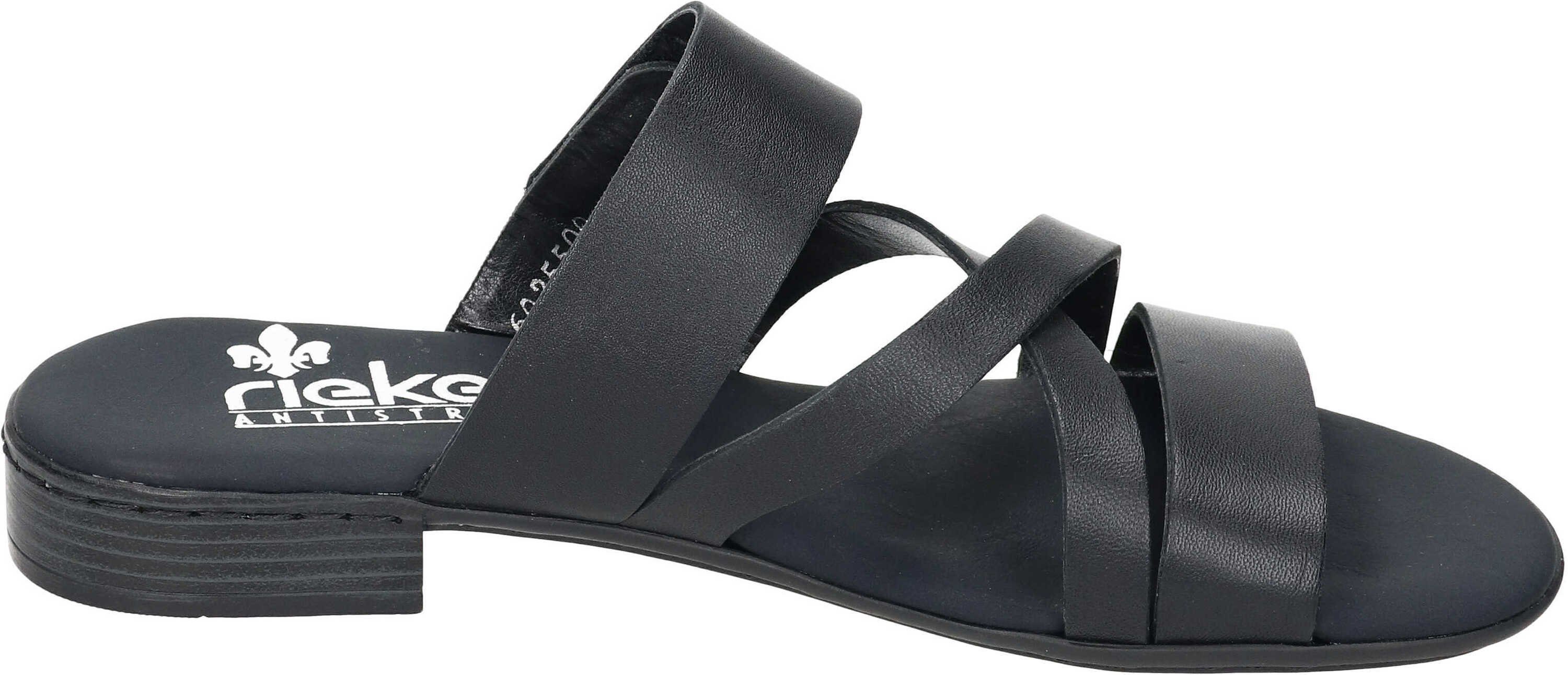 Rieker Pantoletten Pantolette aus echtem Leder
