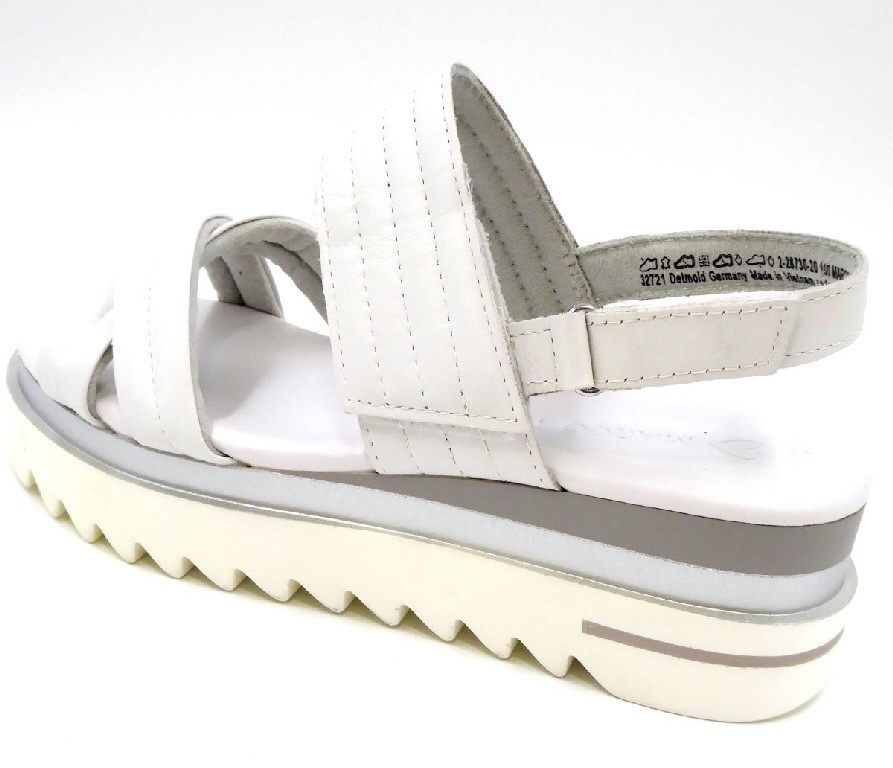 MARCO TOZZI Klassische Sandalen weiss