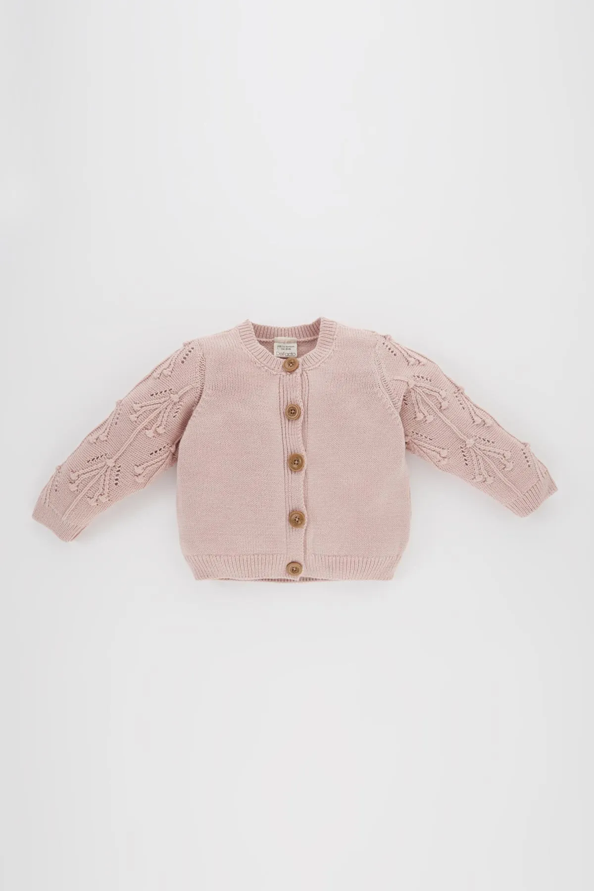 DeFacto  Baby-Strickjacke mit Rundhalsausschnitt für Mädchen