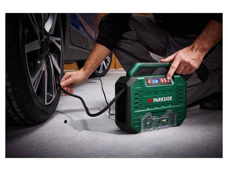 Compressor numérico portátil PARKSIDE® PMK 150 A1, 12 V ou 230 V