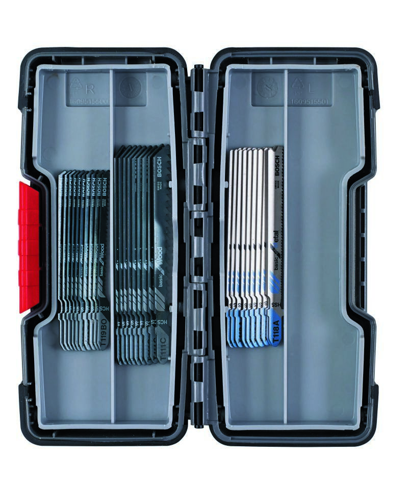 Bosch Blue Accessories 2607010903 30-delt stiksavklingesæt Træ og metal T 119 BO (10x), T 111 C (10x), T 118 A (10x)
