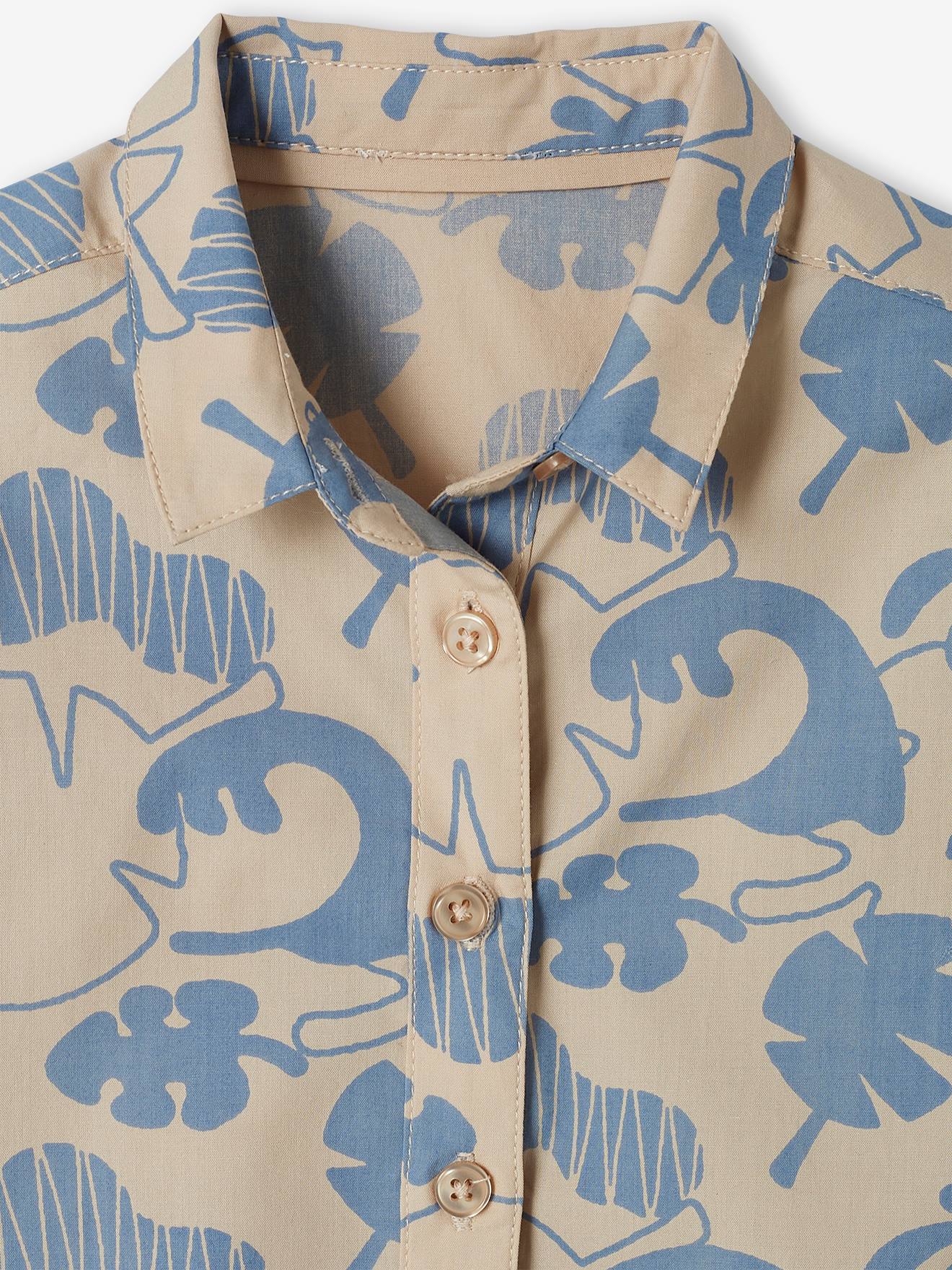 Chemise bébé manches courtes beige