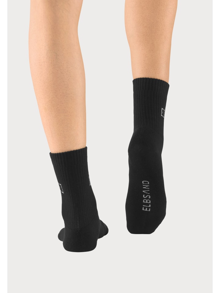 ELBSAND Socken in 3x schwarz günstig kaufen