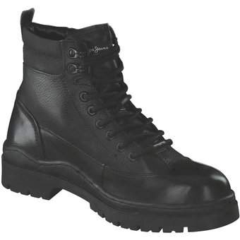 Pepe Jeans Brad Schnür Boots in schwarz