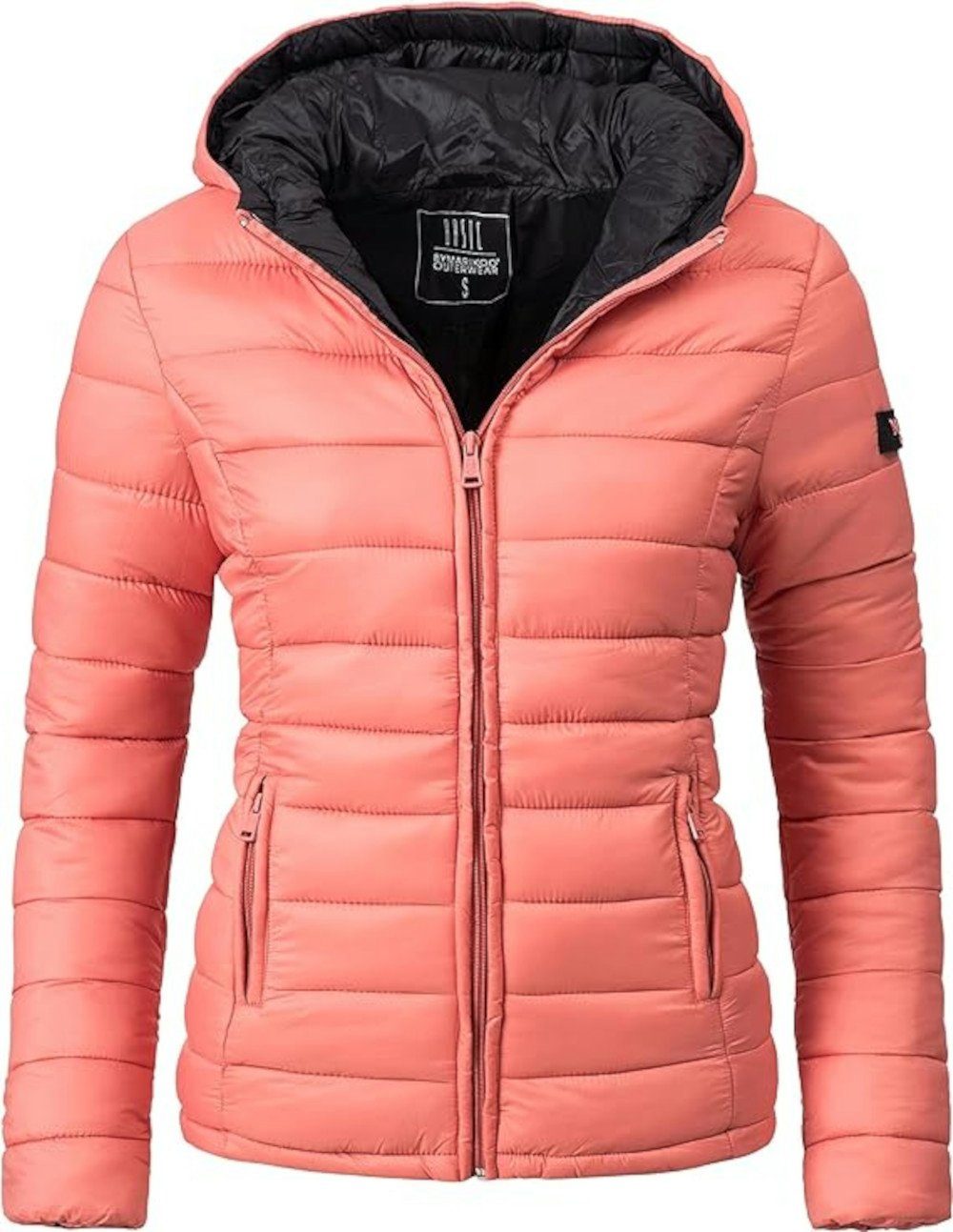 Marikoo Fahrradjacke Damen Übergangsjacke leichte Steppjacke kurz mit Kapuze Lucy Gr. M *** BESTER PREIS ***
