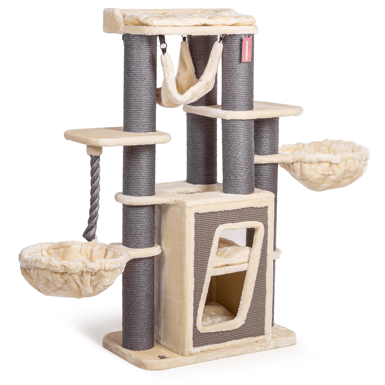 Canadian Cat Company Kratzbäume Canadian Cat Company Kratzbaum Hudson beige/ grau