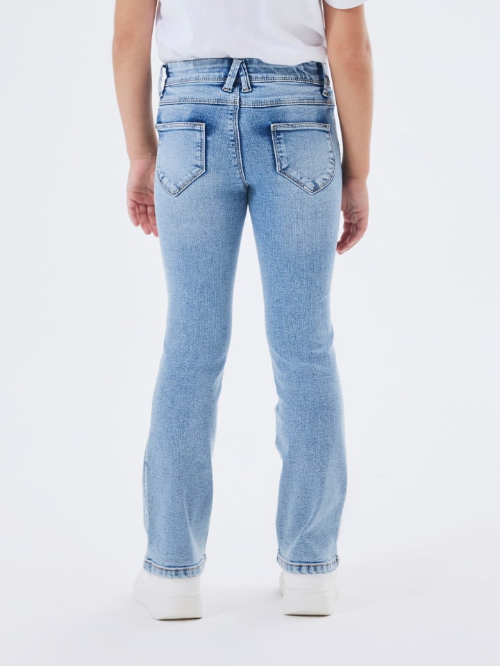 name it Bootcut Jeanshose in light blue denim günstig kaufen