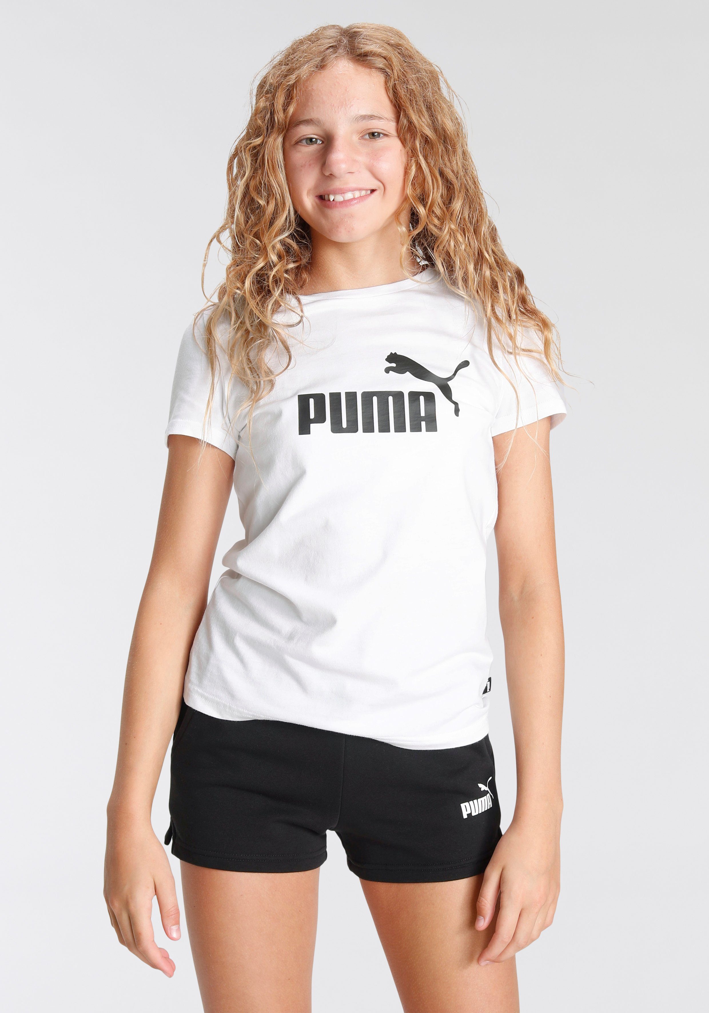 PUMA Freizeitanzug Logo Tee & Shorts Set G für Kinder (Set, 2-tlg)