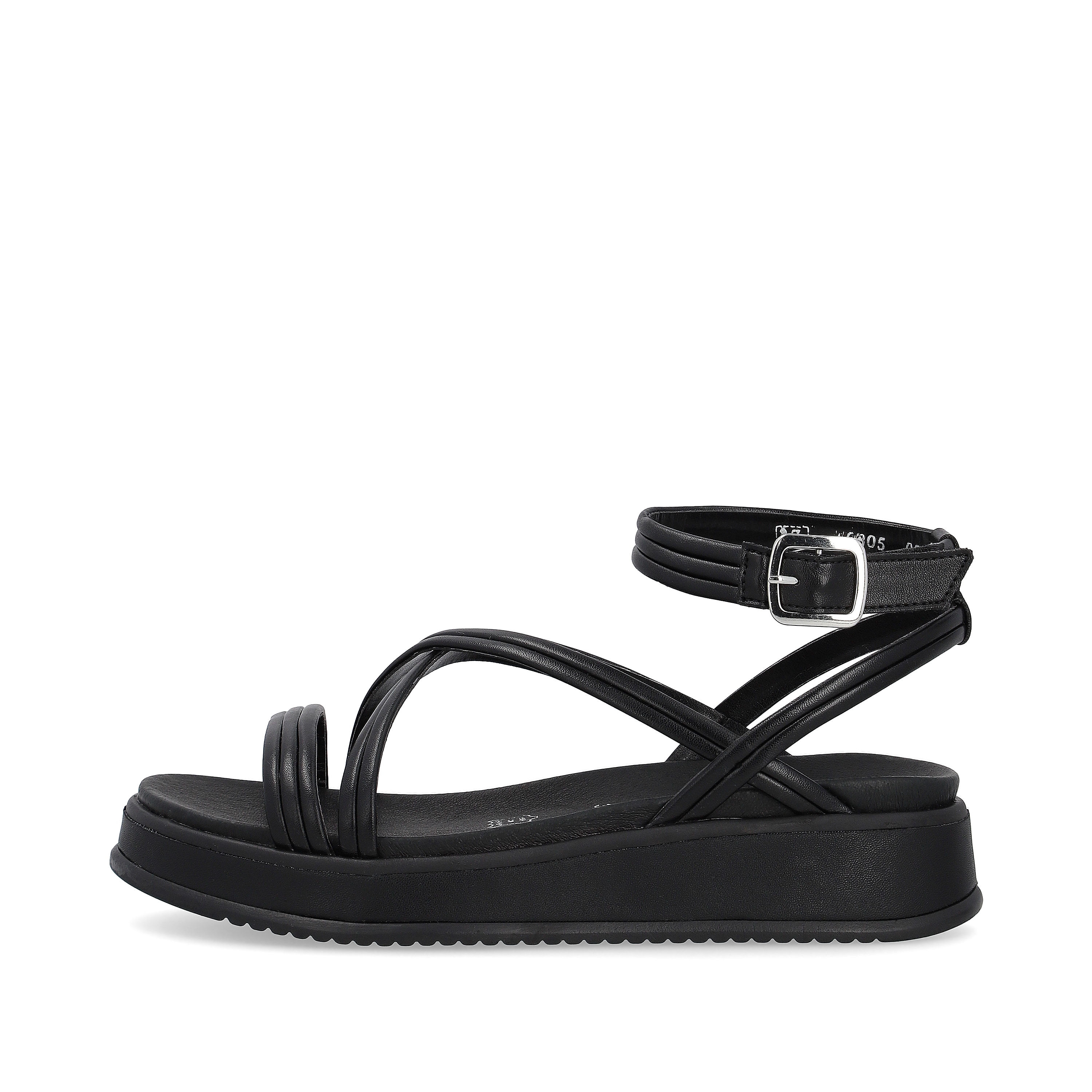 Rieker Damen Riemchensandalen noir