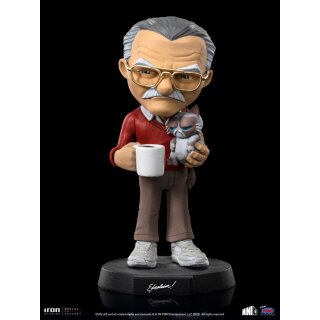 Stan Lee Mini Co. PVC Figur Stan Lee with Grumpy Cat 14 cm