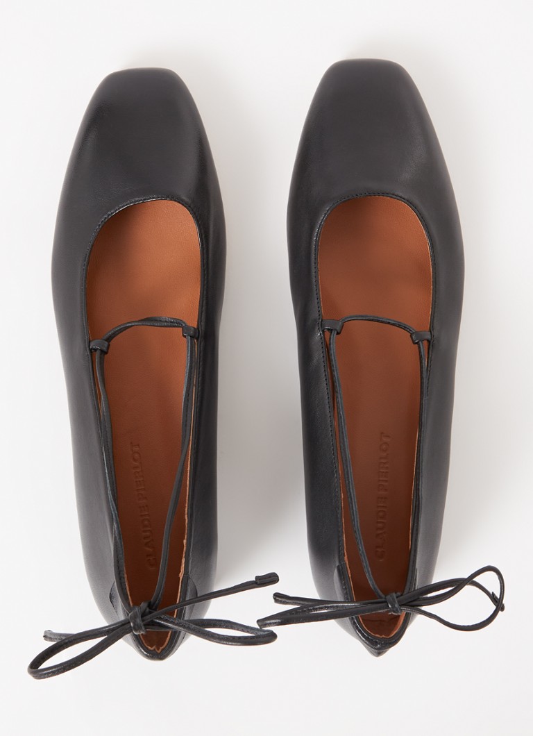 Claudie Pierlot Augustin ballerina van schapenleer
