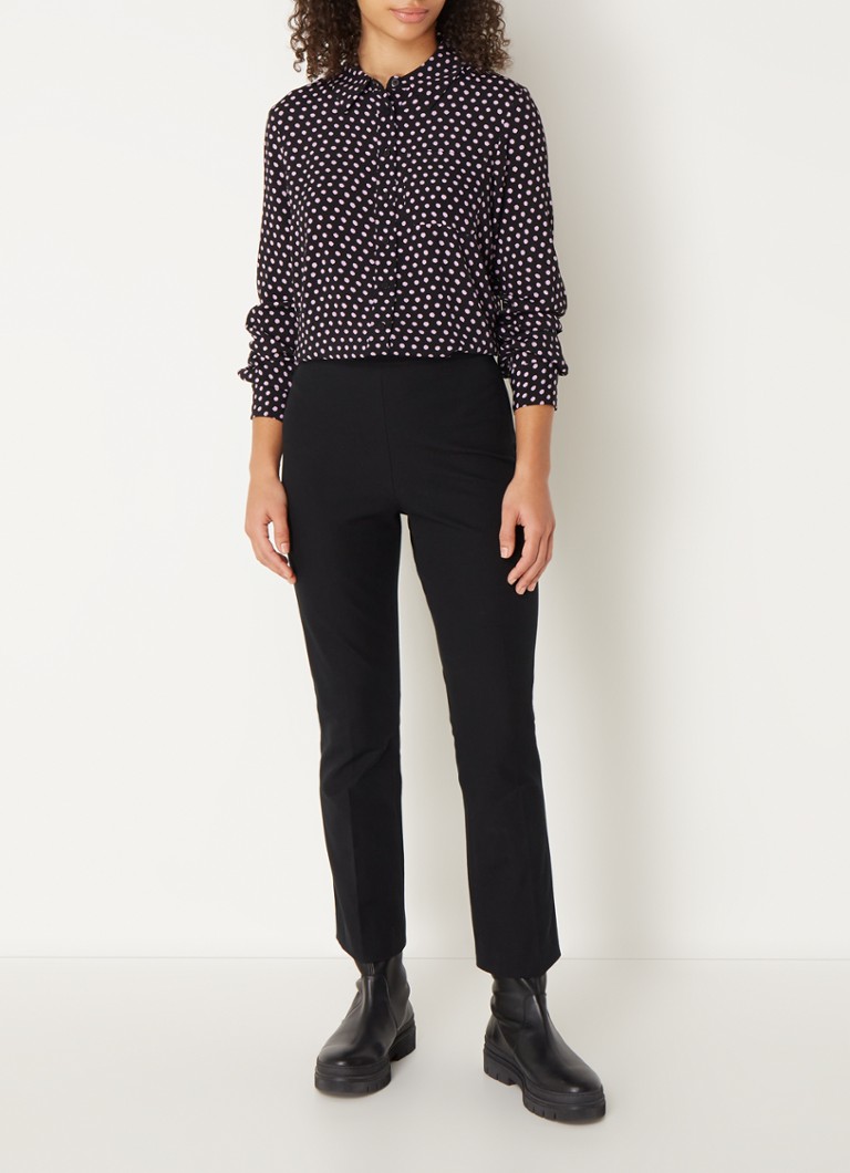 Chemise à pois avec sifflets