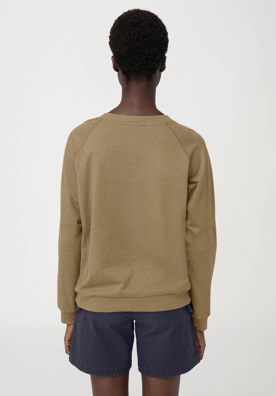 Sweatshirt aus Bio-Baumwolle mit Hanf und Schurwolle