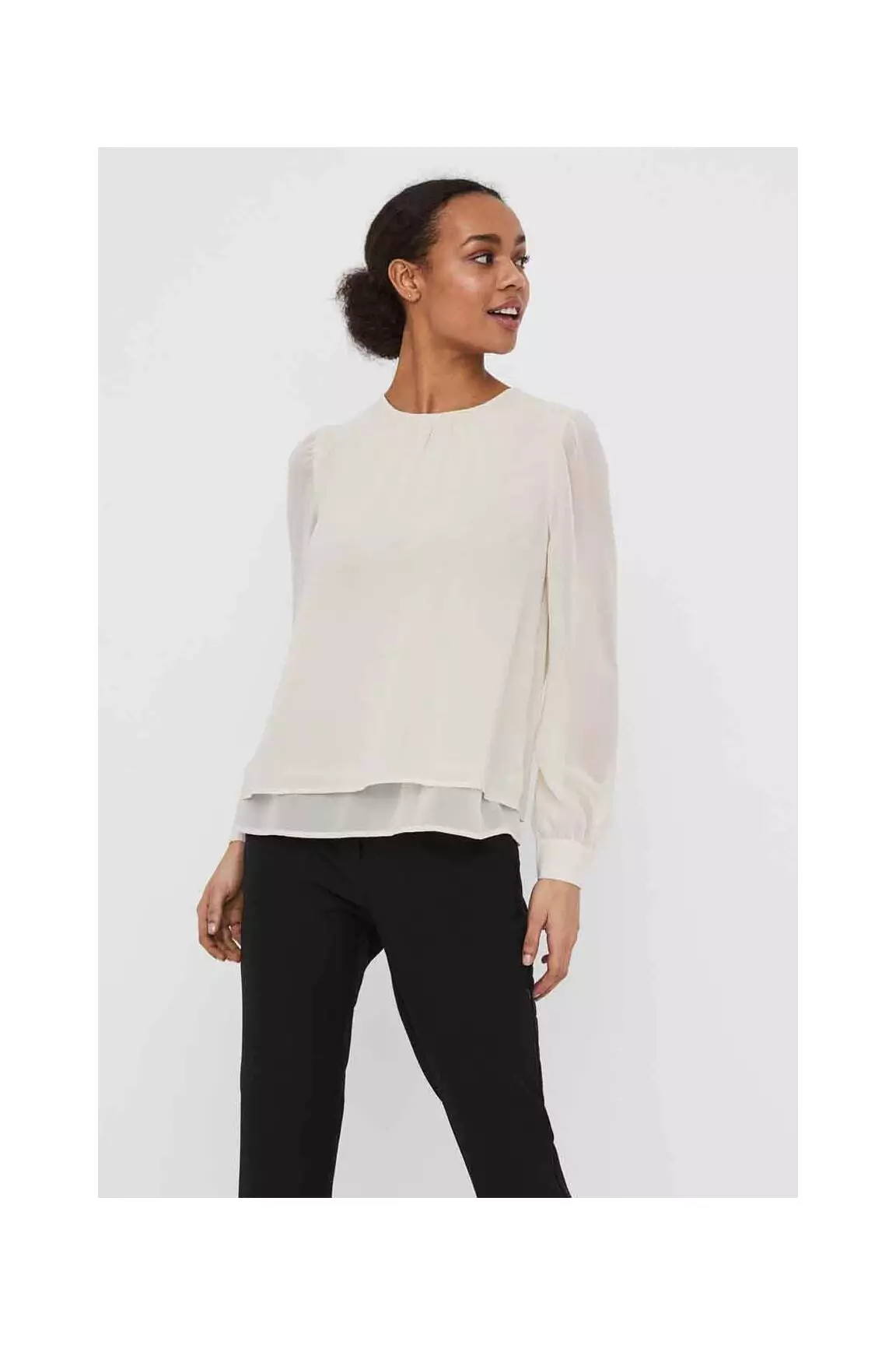 Vero Moda Blouses Femme couleur beige
