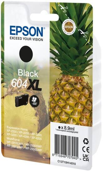 Epson 604XL Original Tintenpatrone C13T10H14010 Schwarz