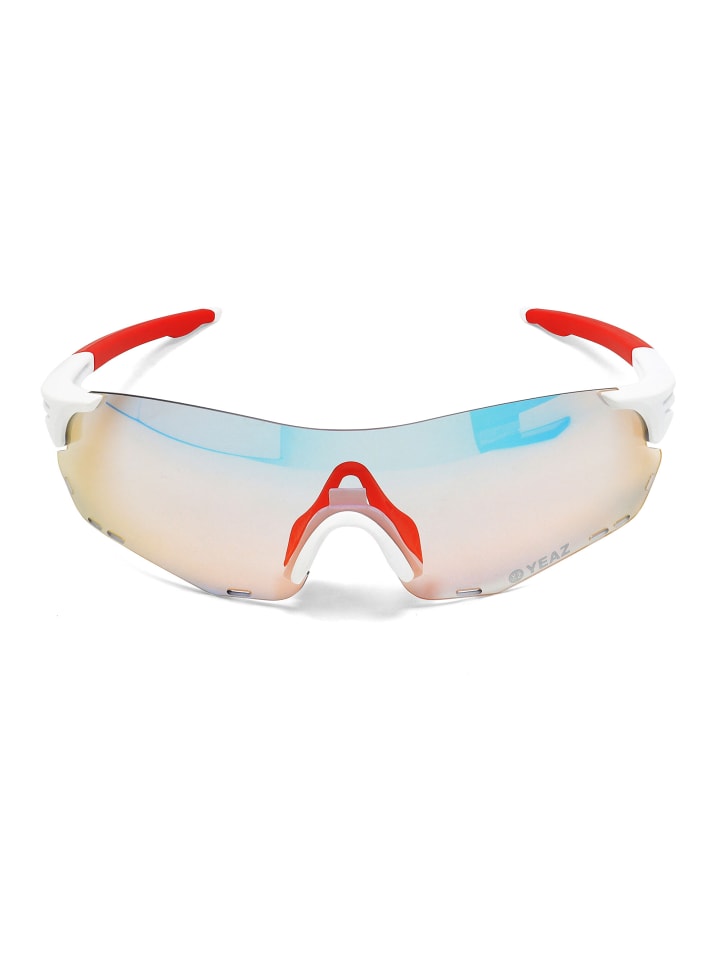 YEAZ SUNELATION Sport-Sonnenbrille weiß/rot in weiß / rot günstig kaufen onesize