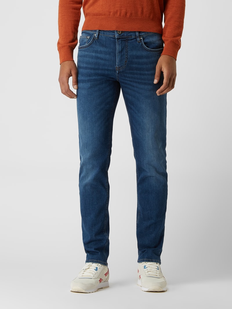 Modern Fit Jeans mit Stretch-Anteil Modell 'Mitch' in jeans