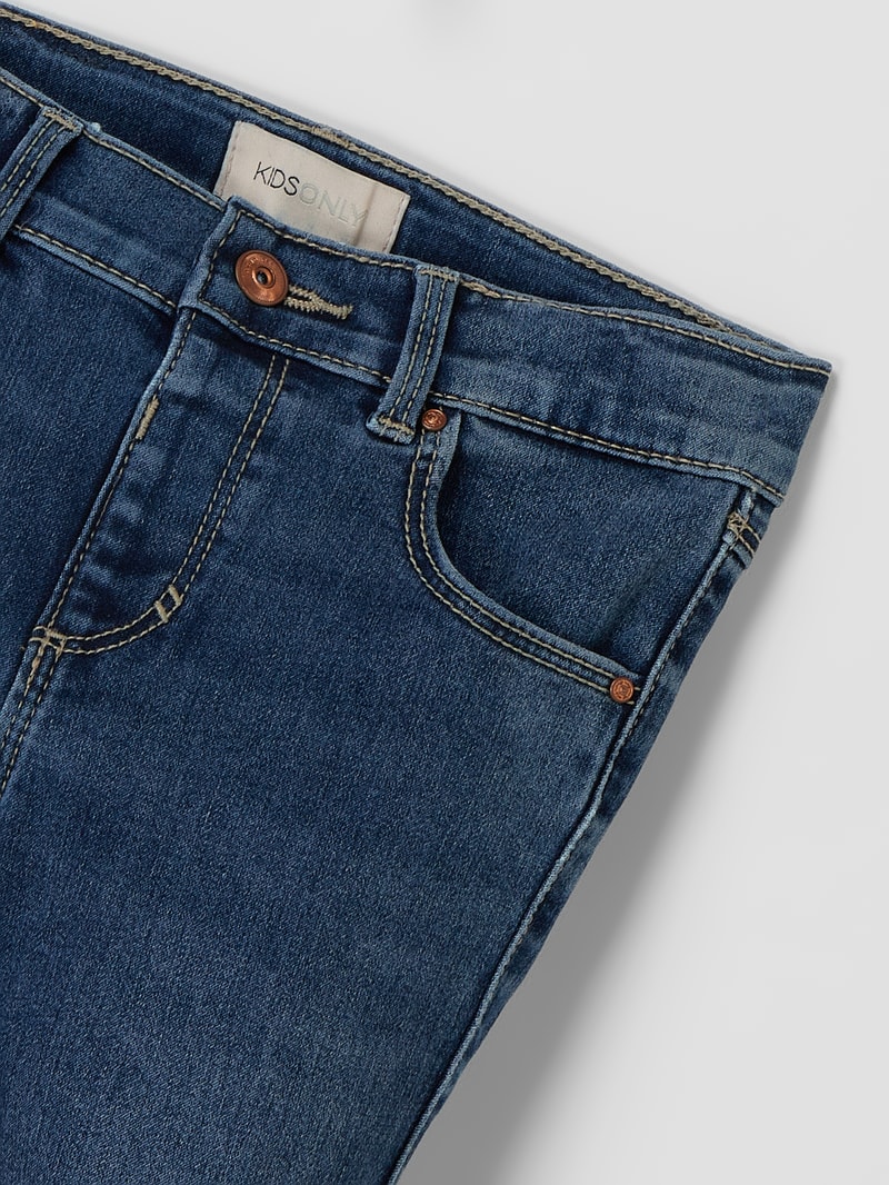 Skinny Fit Jeans mit Stretch-Anteil Modell 'Royal' in blau