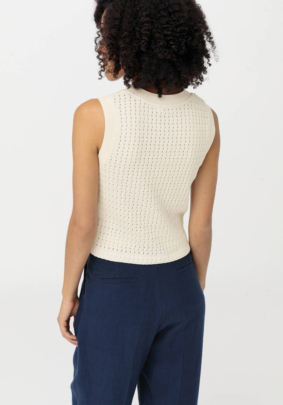 Top aus reiner Bio-Baumwolle