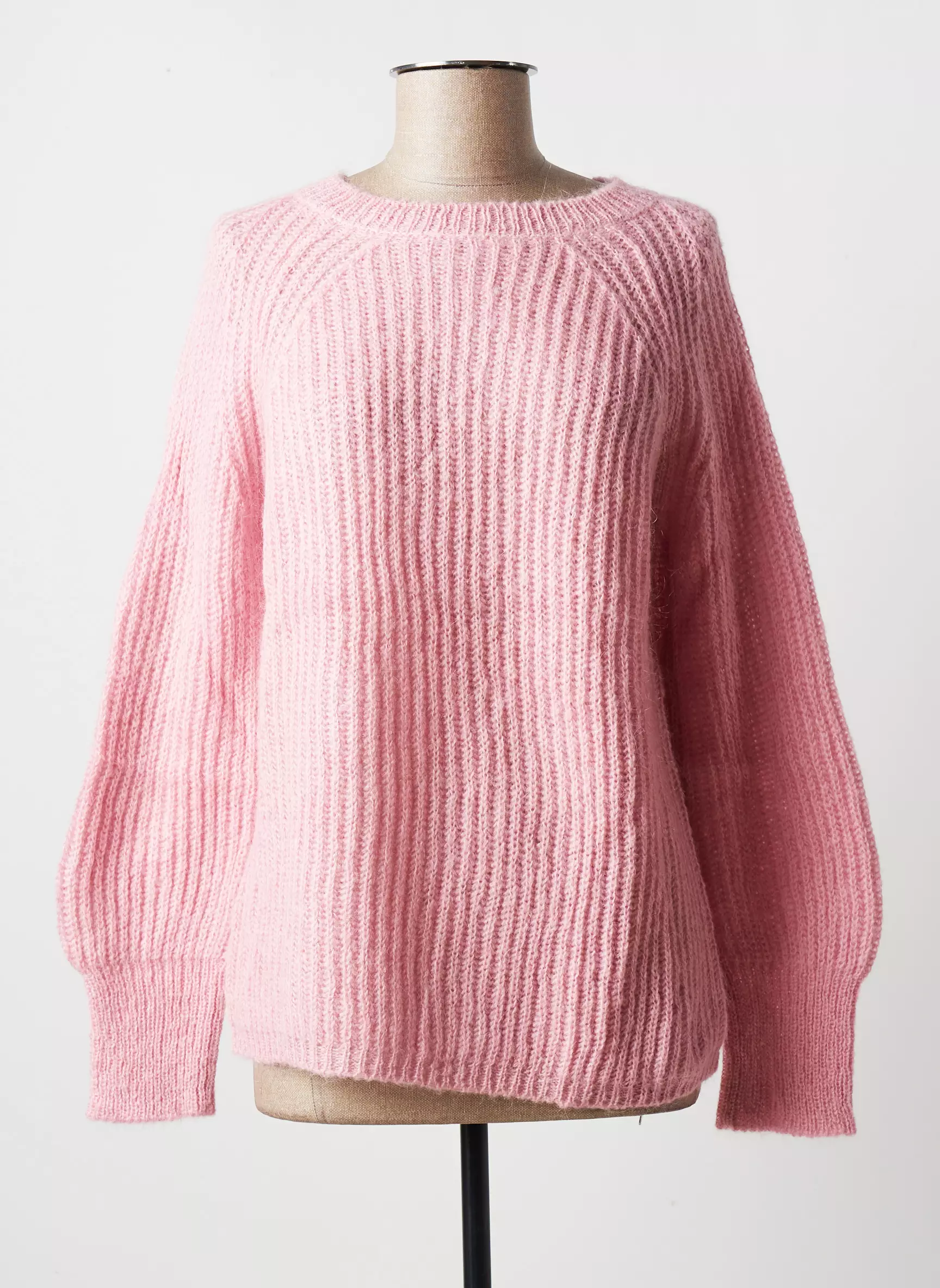 Blanc Boheme Pulls Femme couleur rose