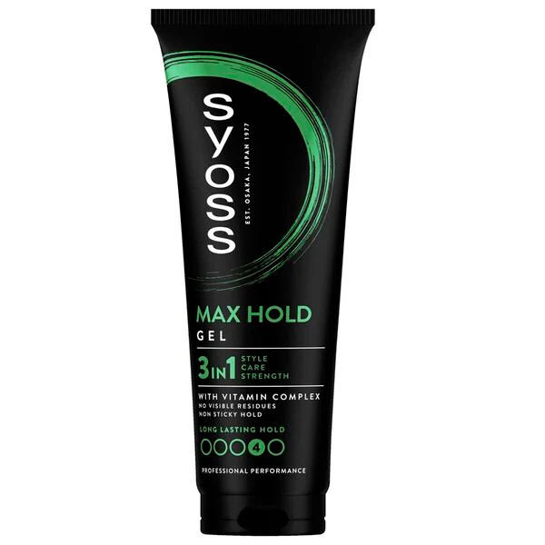 Syoss Max Hold 4 gél 250ml
