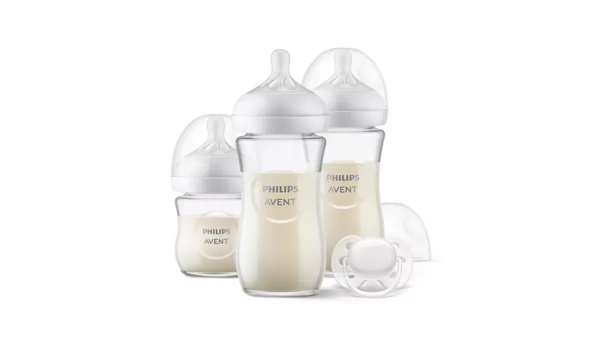 PHILIPS Avent Babyflaschen Set aus Glas Natural Response SCD878/11