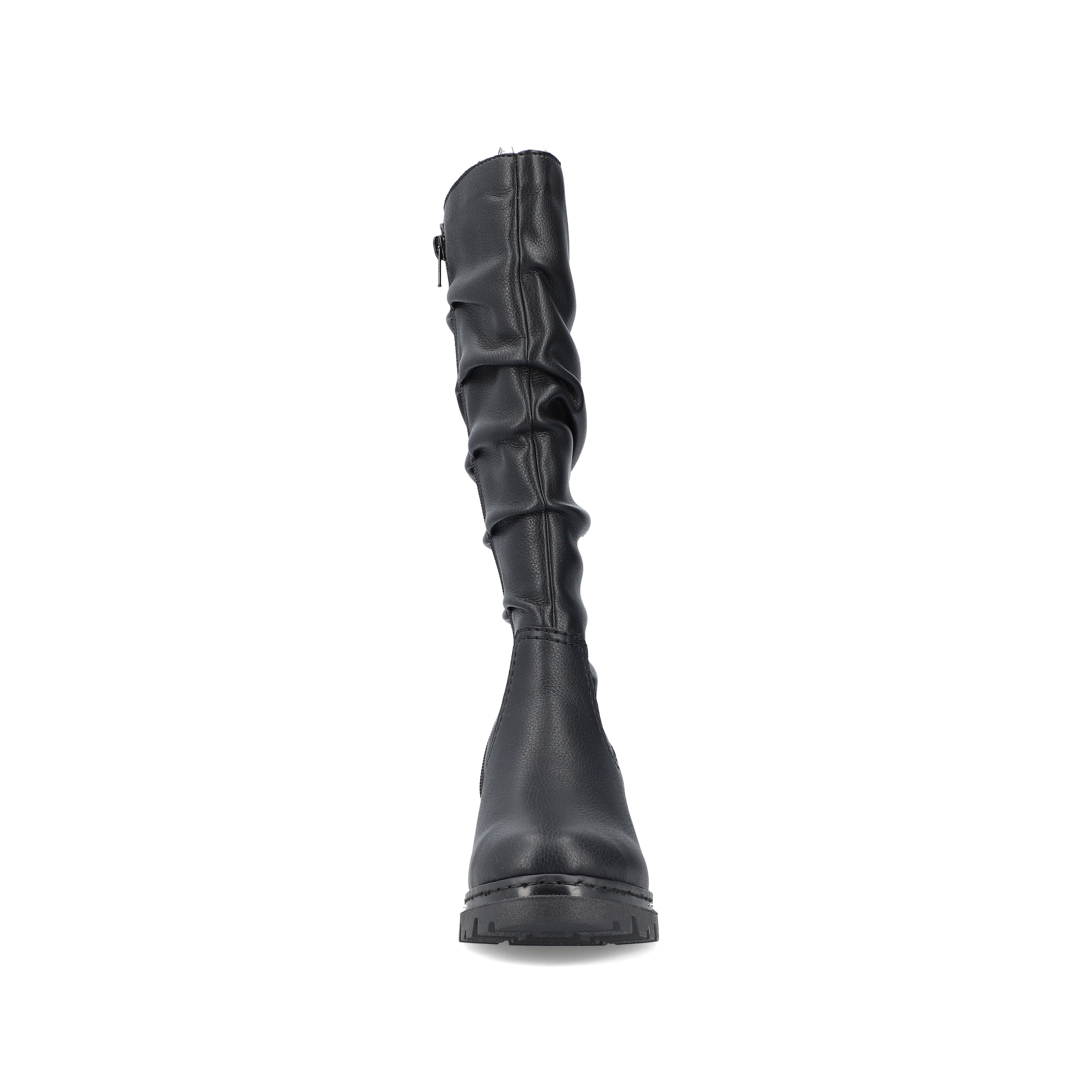 Rieker Damen Hochschaftstiefel nachtschwarz
