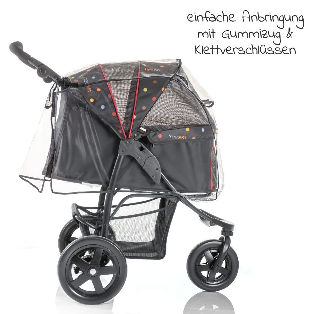Zamboo Hundebuggy TOGfit, Regenschutz für Hundebuggy TOGfit Pet Roadster Regenverdeck Hundewagen