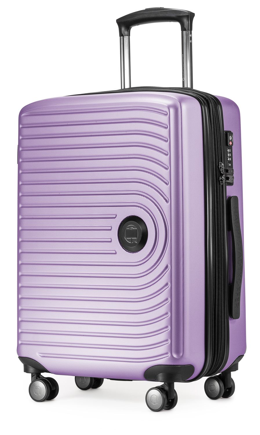 MITTE - hand luggage hard shell matt, XXL extension, TSA, 55 cm, 55 liters