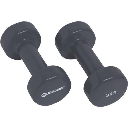 SCHILDKRÖT FITNESS VINYL HANTELN 3,0KG SET