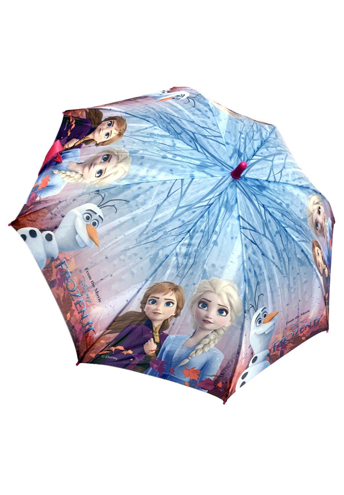Frozen Stockregenschirm Eiskönigin Anna & Elsa Kinder Mädchen Automatik Kuppelschirm Regenschirm