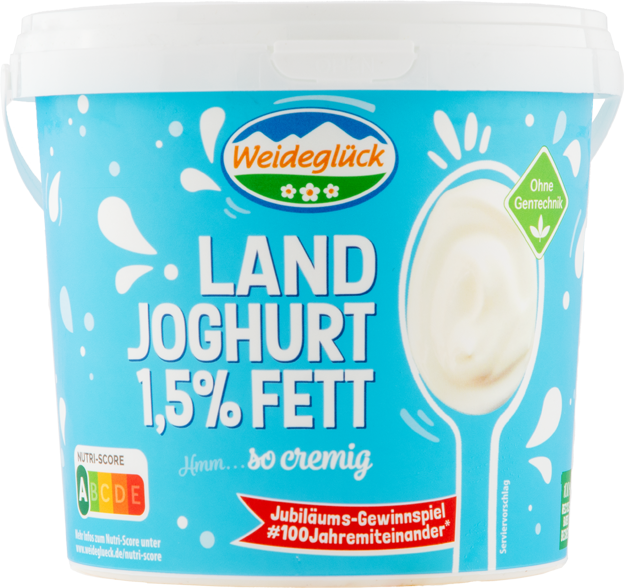 Weideglück Landjoghurt mild 1,5%