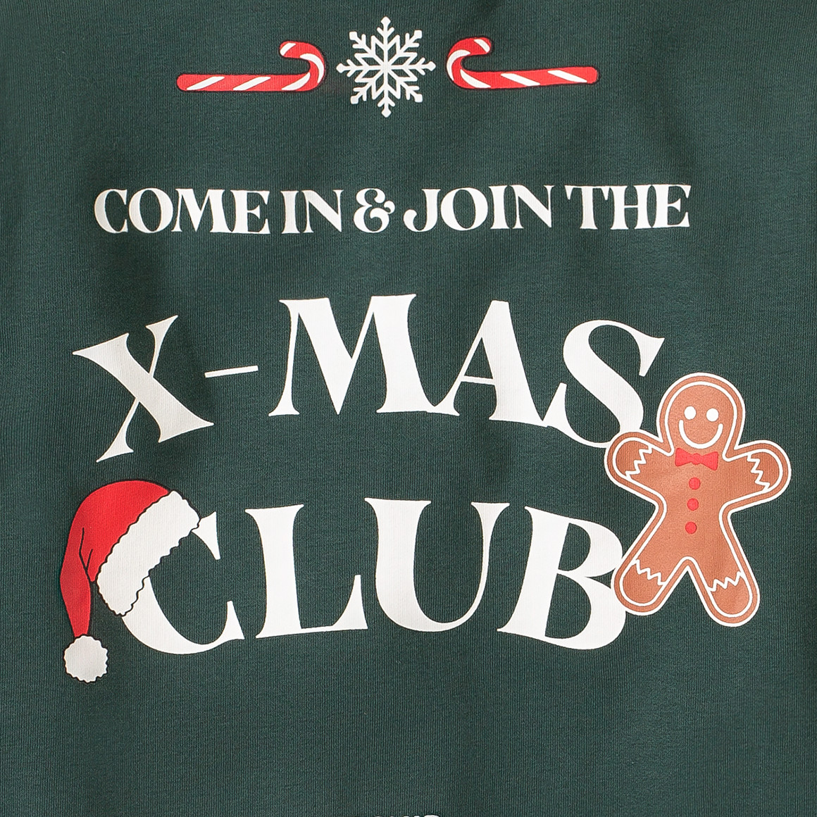 Jungen Weihnachtssweatshirt mit Schriftzug