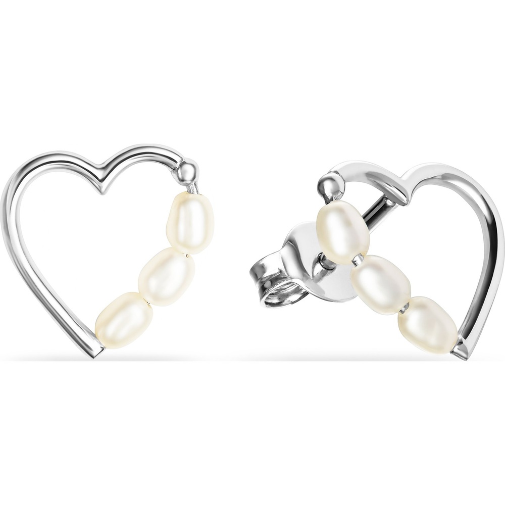 FAVS Boucles d'oreilles à fermoir à poussette 925 Argent Boucles d'oreilles