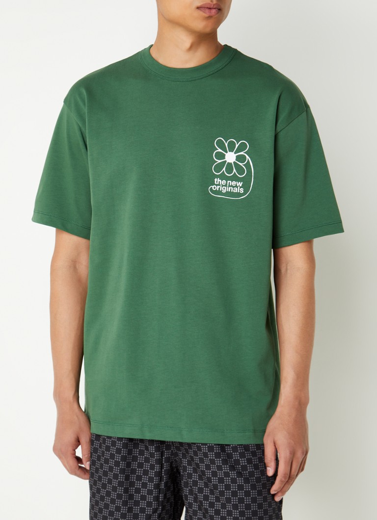 The New Originals Flower T-shirt with logo and back print