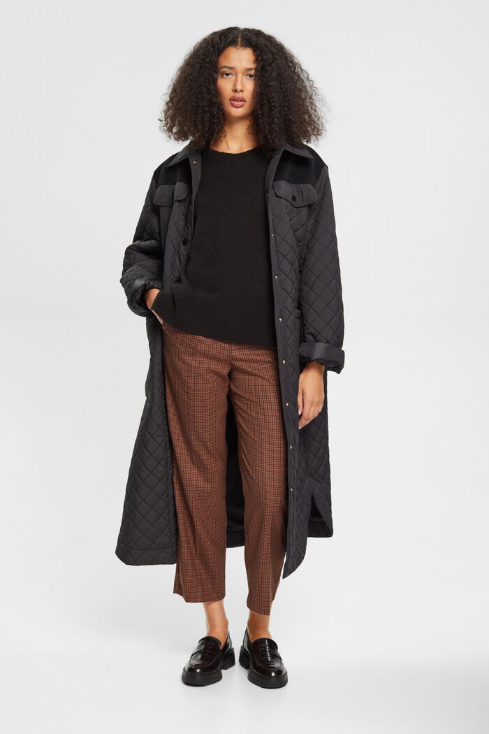 Cropped-Hose mit Karo