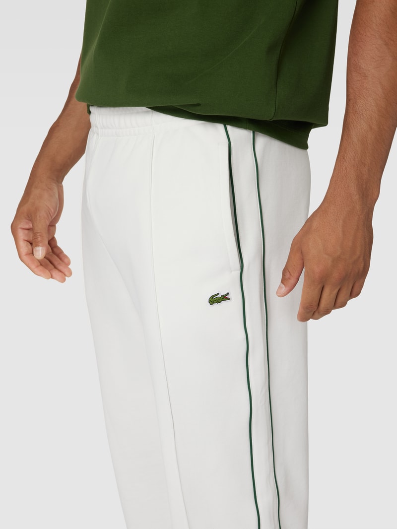 Sweatpants mit Label-Detail in offwhite