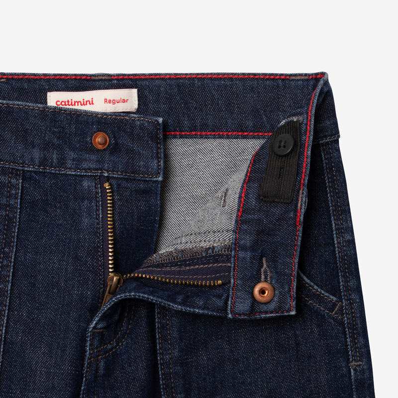 Jean garçon charpentier bleu Catimini
